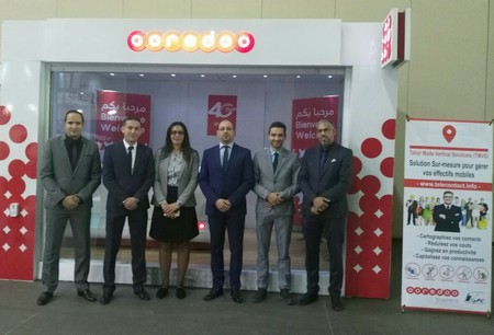 Le stand d'Ooredoo au Salon ERA 2016. D. R.